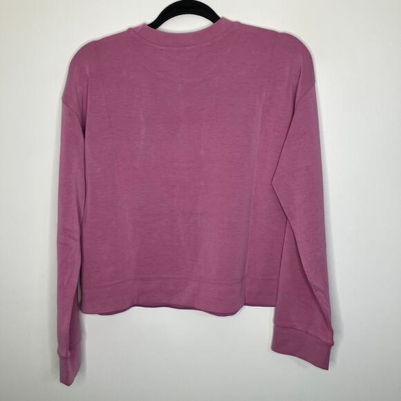 NWT ATHLETA Seasoft Crewneck Sweatshirt Purple Medium - Picture 3 of 6